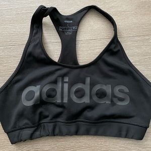 Adidas sports bra. Color: black. Size: large